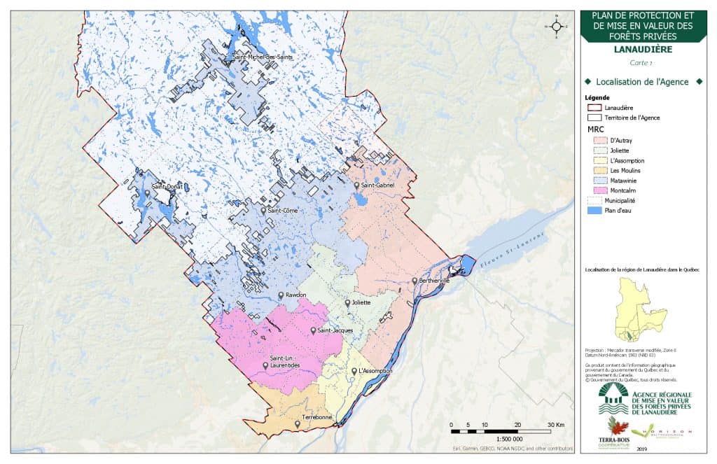 Territoire et MRC